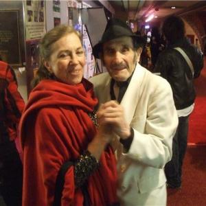 Renie Reiss and Alex Turney at red carpet for the NY International Film and Video Festival 2009; world premier of THE TANGO DATE(2009).