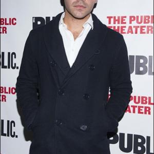 Ash Hunter attending Antony  Cleopatra press night at The Public Theater New York