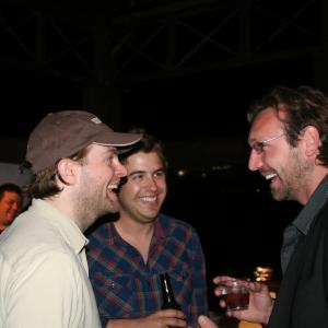 Wade Smith talks with Producer PG Banker and director Andrew Fuller at 2010 Nashville Film Com event.