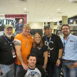 Hanging out with the Lizard Lick Towing crew in Nashville Left to right David Mroz Ron Shirley Amy Shirley Michael Waddell Wm Wade Smith and the world famous DJ Silver below