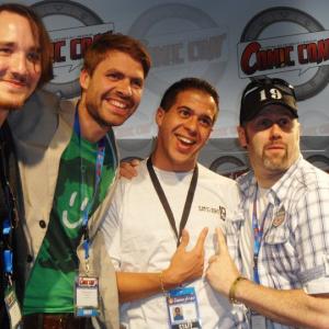 at the Paris Comic Con 2011 with Darren S. Cook, Michael Sani.