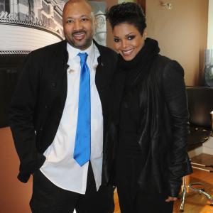 Alex Al with the legendary Janet Jackson. Alex played bass on Janet's hit song, ' Son of A Gun', on Janet's multi-platinum album, All for You.