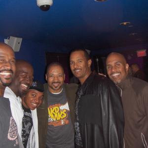 Alex Al with the amazing Take 6 at rehearsal in New York.