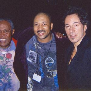 Alex Al with Legends Sam Moore and Bruce Springsteen