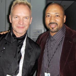 Alex Al with Sting Alex played bass and keyboards on the remix of Stings song After the Rain Alex is one of two bassists to ever record bass on a Sting record the other bassist being Darryl Jones of the Rolling Stones