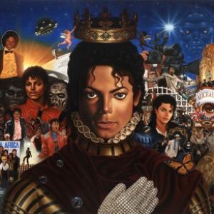 Michael Jackson cover art of the album Michael Alex Al performed bass on the song Behind the Mask