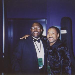 Alex Al and the great Gospel vocalist Marvin Winans after performing together
