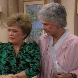 Still of Rue McClanahan and Bea Arthur in The Golden Girls (1985)