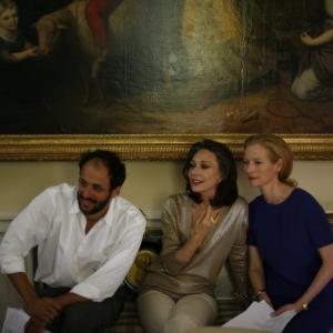 Still of Marisa Berenson, Luca Guadagnino and Tilda Swinton in Io sono l'amore (2009)