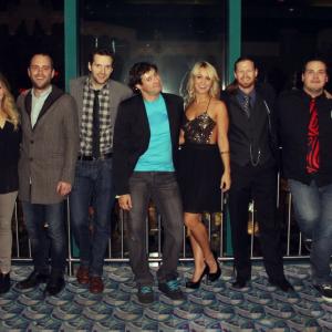 Chelsey Reist and cast at the Mon Ami Vancouver Pre-Screening