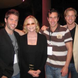 Adam William Ward Cybill Shepard and the cast of Three Guys and a Couch