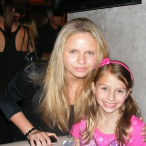 Sophia Strauss with Alli Simpson at the Greyson Chance VIP CD Release Party at the Hard Rock Cafe