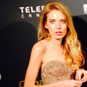 Clara Pasieka at the Canadian Screen Awards with Maps to the Stars