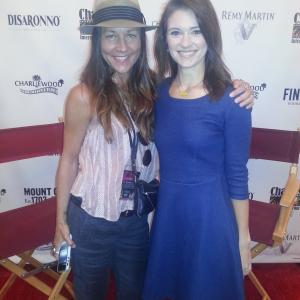 with Melissa Rainey at Charleston International Film Festival, showing of The Test