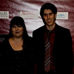 Addison Sandoval with his mother Irma Sandoval at the 2012 Silent River International Film Festival