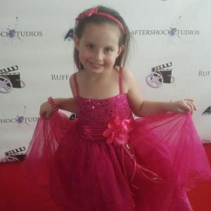 Shea Taylor on the red carpet premire of 