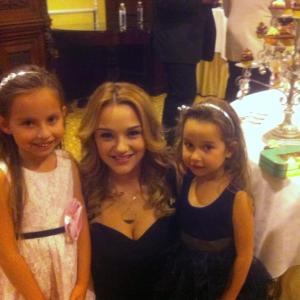 Shea with Hunter King Young and the Restless along with her sister Sofie