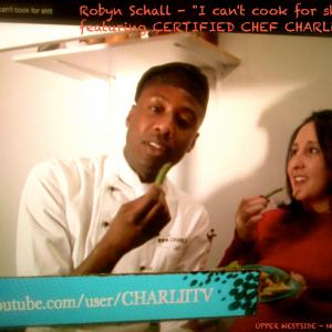 CBS STANDOUT STANDUP COMEDIAN Robyn Schall   I cant cook for sh!t  FEATURING CERTIFIED CHEF CHARLII httpwwwyoutubecomwatch?vOolAKut624index3listPLTLw2hNkB7TSlTI2nJYBd0rLYct4fzlk CHARLIITV RobynSchall  with Robyn Schall