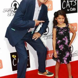 Fred Willard and Jasmine Alveran red carpet Cats for Cats charity event
