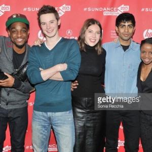 Mariko Munro, Nuri Hazzard, Tyler Ross, Georgia Ford, Eshan Bay, Shareeka Epps and David Andalman at Milkshake premier, Sundance (2013)
