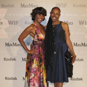 Djakarta and Candace Bowen at Women in Film's Crystal + Lucy Awards 2010
