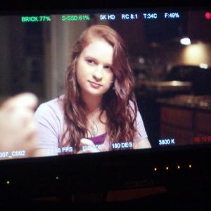 On set of Easy as Pie, a film by Pine Heart Productions, Written & Directed by Courtney Sandifer