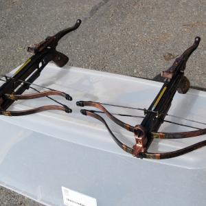 Matching crossbows created for the hit NBC television series  Grimm