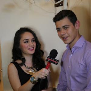 Peter Bundic interviewed by Alexis Joy VIP Access at the Young Artist Awards in LA