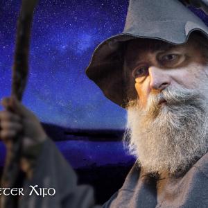 Peter Xifo as the Wizard, in 