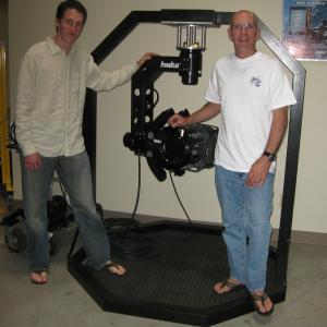 Still of David James Goulard and Pete Romano next to a cool HydroFlex 435 RemoteAquacam, the 435 Remote AquaCam provides 100% video for remote viewing.