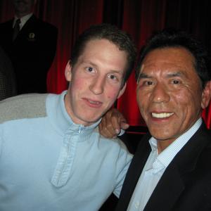 Wes Studi and David James Goulard at event of AMPAS in Beverly Hills
