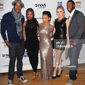 Mckinley Freeman, Taylour Paige, Logan Browning, Katherine Bailes, and Rob Riley at 