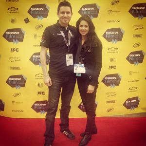 Marco Solorio Executive Producer Director Cinematographer of 1010ths and Suzette Mariel Producer of 1010ths at the 2014 SXSW Film Festival