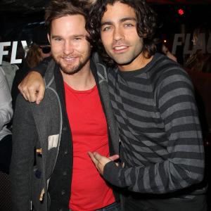Brian Geraghty Skylar Grey and Adrian Grenier at the Lil Jon Birthday Party at Downstairs Bar on January 17 2013 in Park City Utah