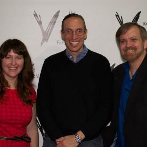 George Pappy at the Valley Film Festival with Amy Glickman Brown and Larry Nemecek, 14 Dec. 2014