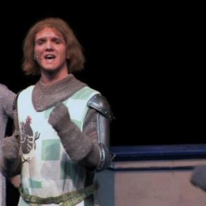 Jakob Skrzypa as Brave Sir Robin, in Monty Python's SPAMalot