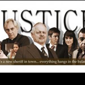 Legal drama Justice starring Robert Pugh Music composed and performed by Steve Wright