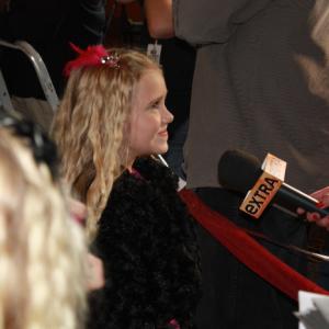 Oct. 2010, interviewed on the Red Carpet for the film Sodales, directed by Jessica Biel.