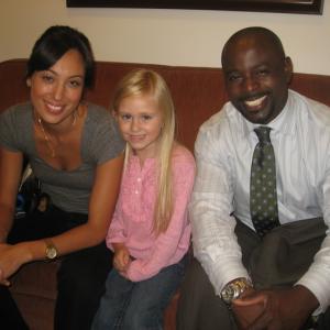 Sept 2009 Emily on the set of Numb3rs!