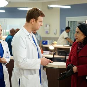 Still of Laurie Holden S Epatha Merkerson and Nick Gehlfuss in Chicago Med 2015
