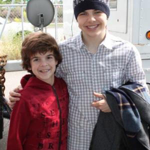 Connor with Brendan Meyer