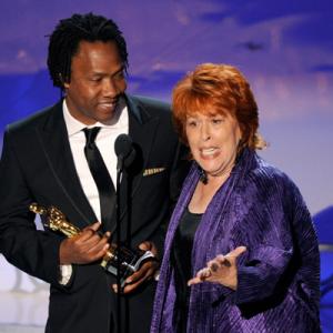 Elinor Burkett and Roger Ross Williams at event of The 82nd Annual Academy Awards (2010)