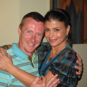 David Scotland with Paula Abdul