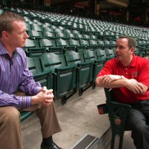 David Scotland interviewing Derrick Hall, CEO Arizona Diamondbacks