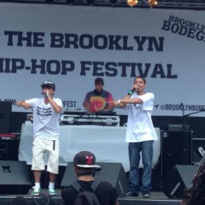 Billy Conahan  Joshua Rivera Opening the show at The Brooklyn HipHop Festival 2013
