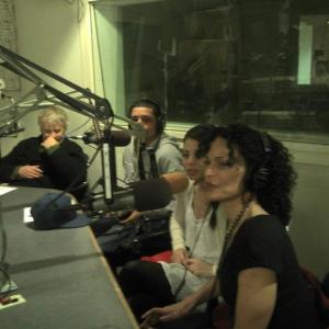 Cast of  BABYGIRL  Tribeca Film Festival 2012 on a radio promo