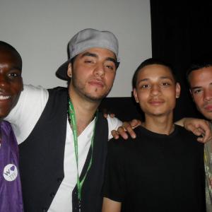 ACTORS: Melvin Mogoli, Kareem Savinon, Joshua Rivera & Rene Rosado at the Tribeca Film Festival 2010