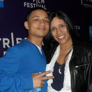 Joshua & his mom Dolores Rivera at The Tribeca Film Festival 2010