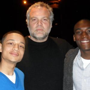 Joshua Rivera, Vincent D'Onofrio & Melvin Mogoli at the Tribeca Film Festival 2010.