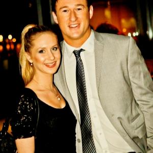 James Pratt with Emily Whitechurch at the 2012 Sydney Childrens hospital Channel Nine gold event